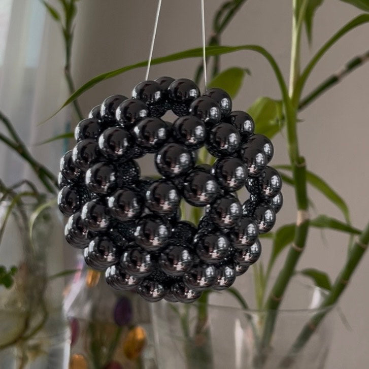 生命之花 純度99%太赫茲 淨化水 直徑7cm 神聖幾何學Fullerene 美容 淨化 瞑想